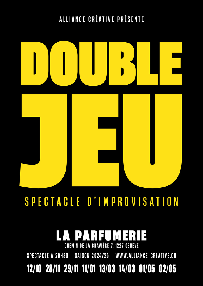 Alliance Créative Affiche Double Jeu