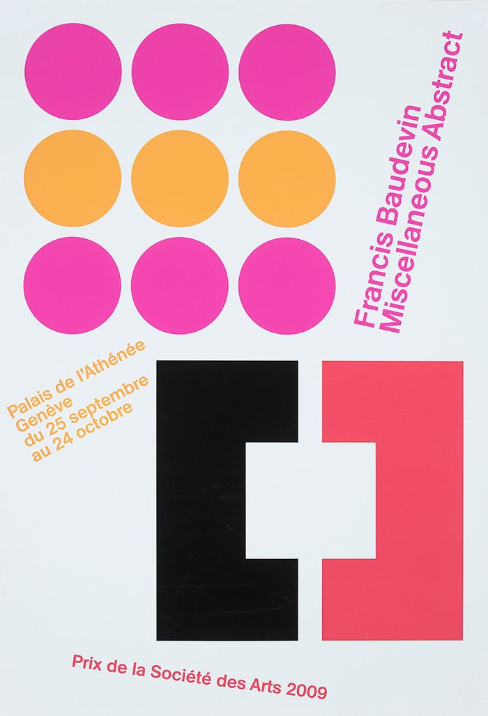 Affiche, Baudevin, 2009