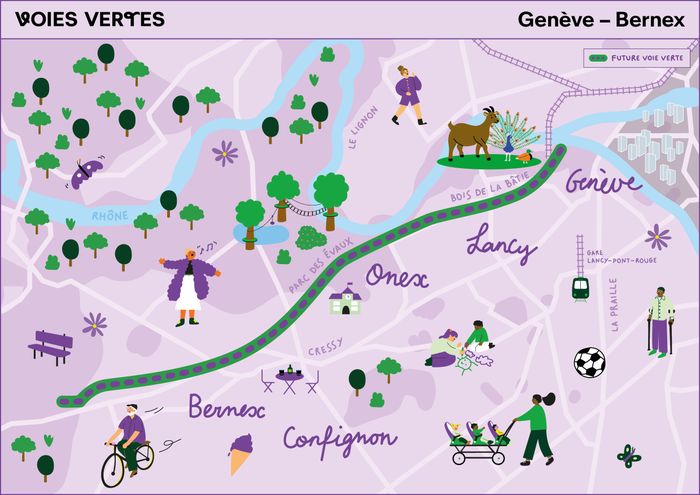 Panneau voie verte