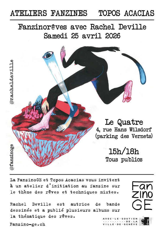 Flyer illustré par Rachel Deville