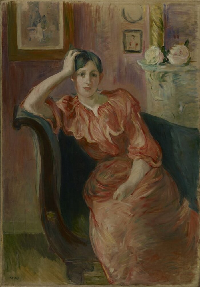 Portrait de Jeanne Pontillon par Berthe Morisot