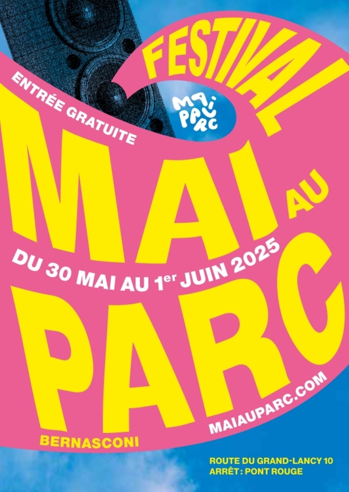 DR Sur cette affiche, le titre de l'événement est écrit en jaune, accompagné de la date et du lieu, sur un fond rose. En haut de l'affiche, une enceinte est visible. On y trouve également les informations pratiques.