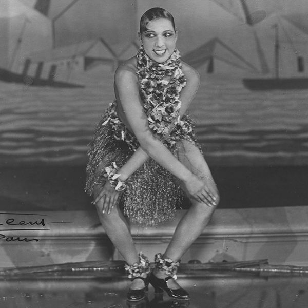 portrait Joséphine Baker sur scène