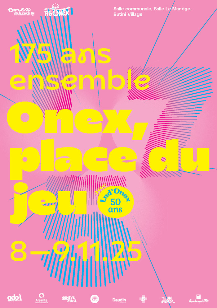 Association 175e Affiche : Onex, place du jeu