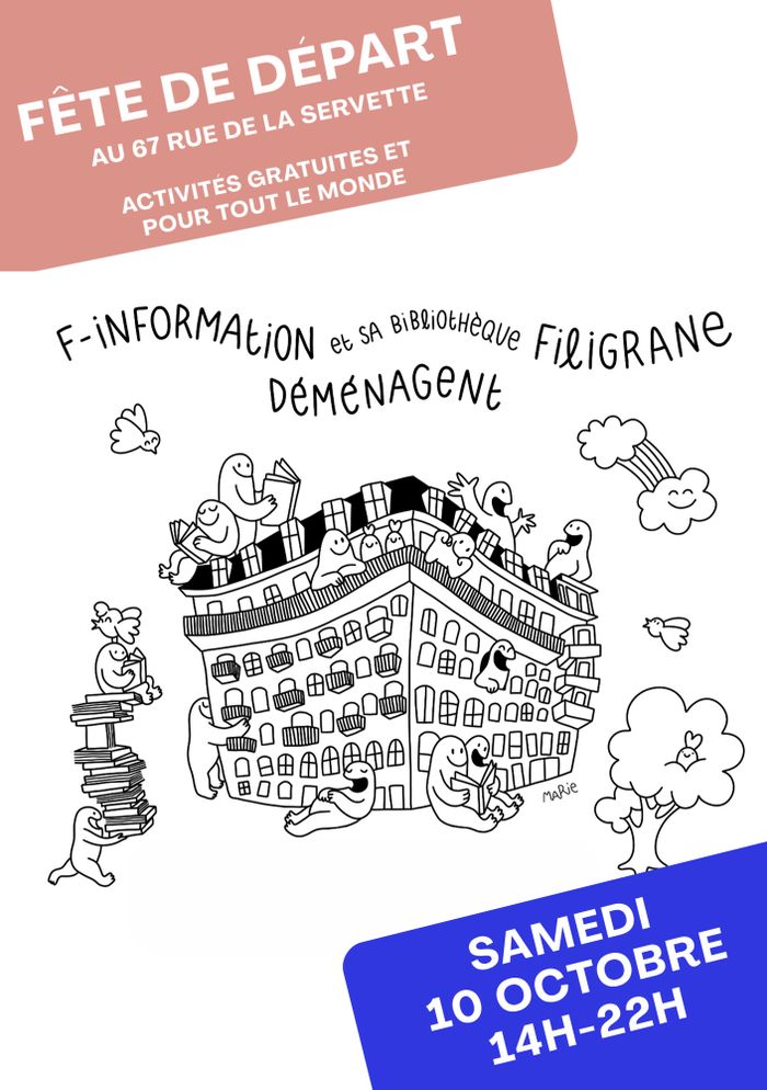 F-information et sa bibliothèque Filigrane déménagent
