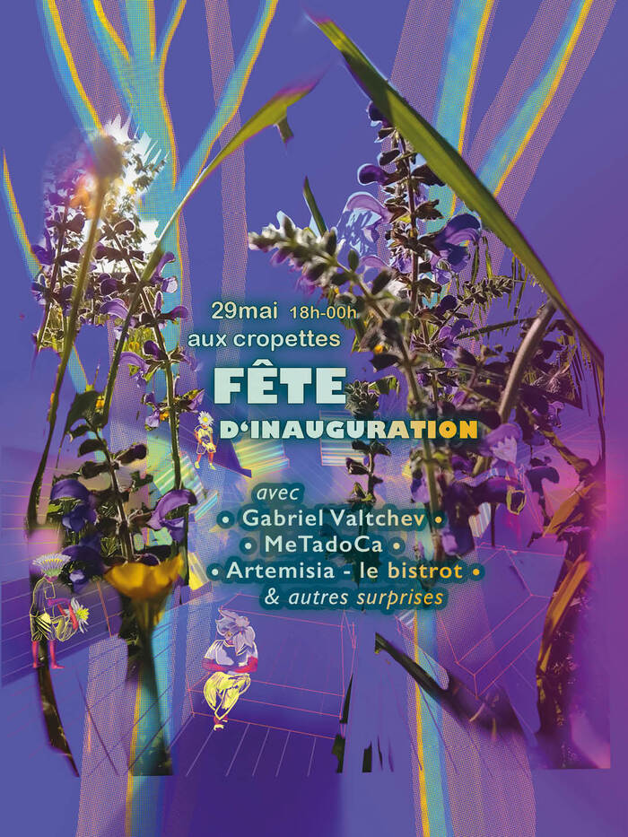 flyer de la fete d'inauguration