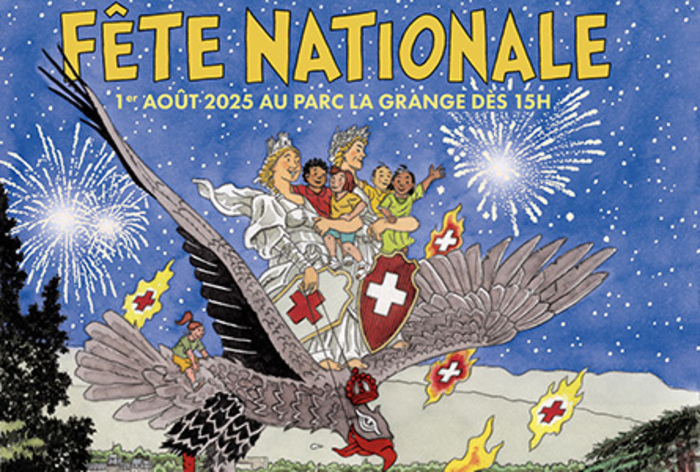 Ville de Genève Affiche 1er août 2025