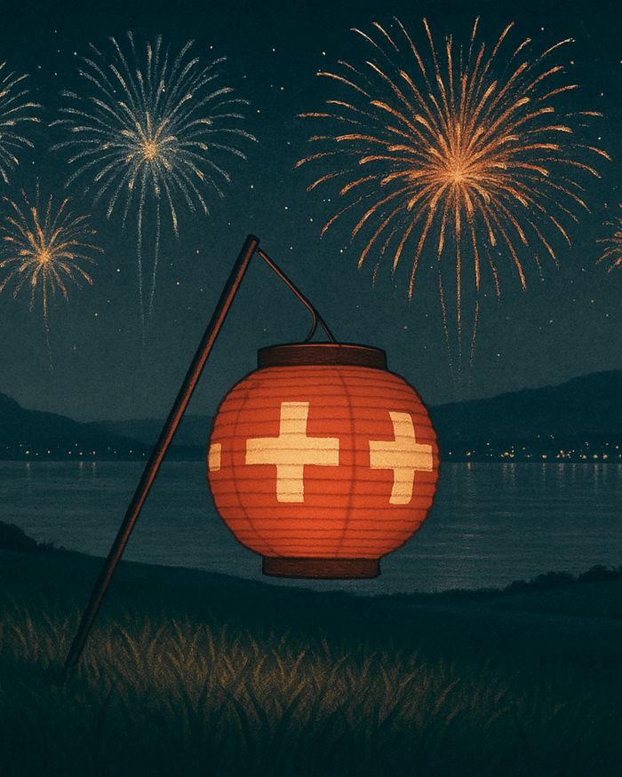 Lampion au bord du lac
