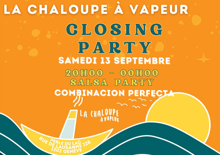Association La Barje Affiche de la closing week end à La Chaloupe