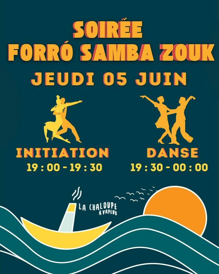 La barje Affiche de la soirée Forro Samba zouk brésilien