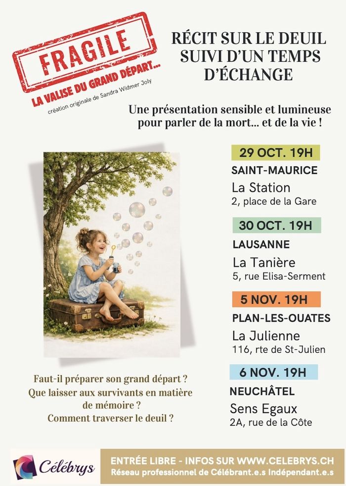 Une petite fille face au départ de sa grand-maman: poésie des coeurs!