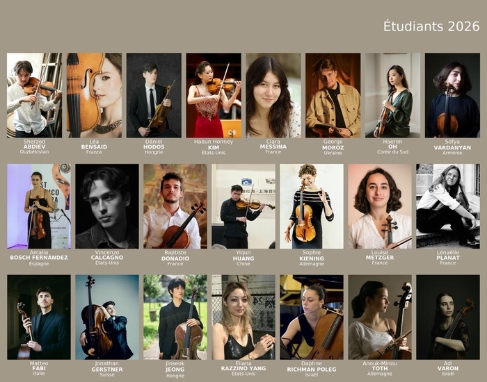 Affiche concert Geneva International String Academy