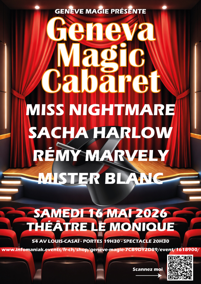 Affiche Geneva Magic Cabaret