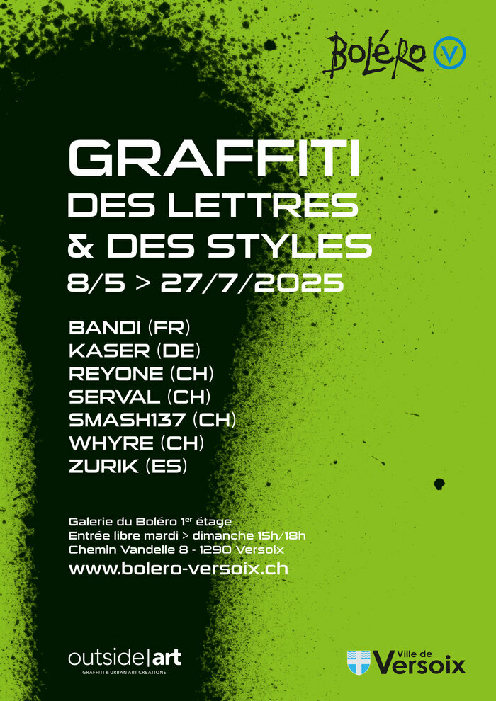 DR Affiche de l'exposition Graffiti