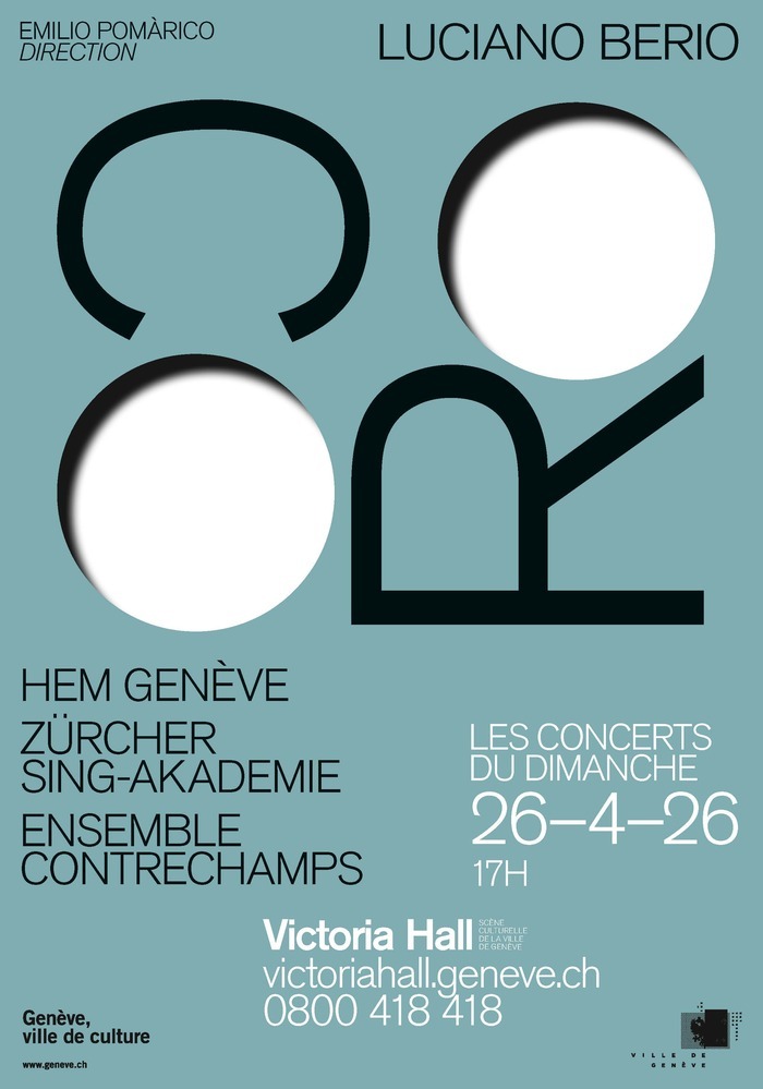 Affiche du concert Contrechamps - HEM