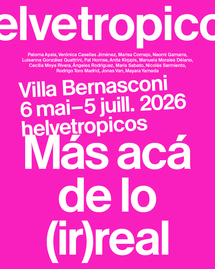 Affiche de l'expositon 'helvetropicos'
