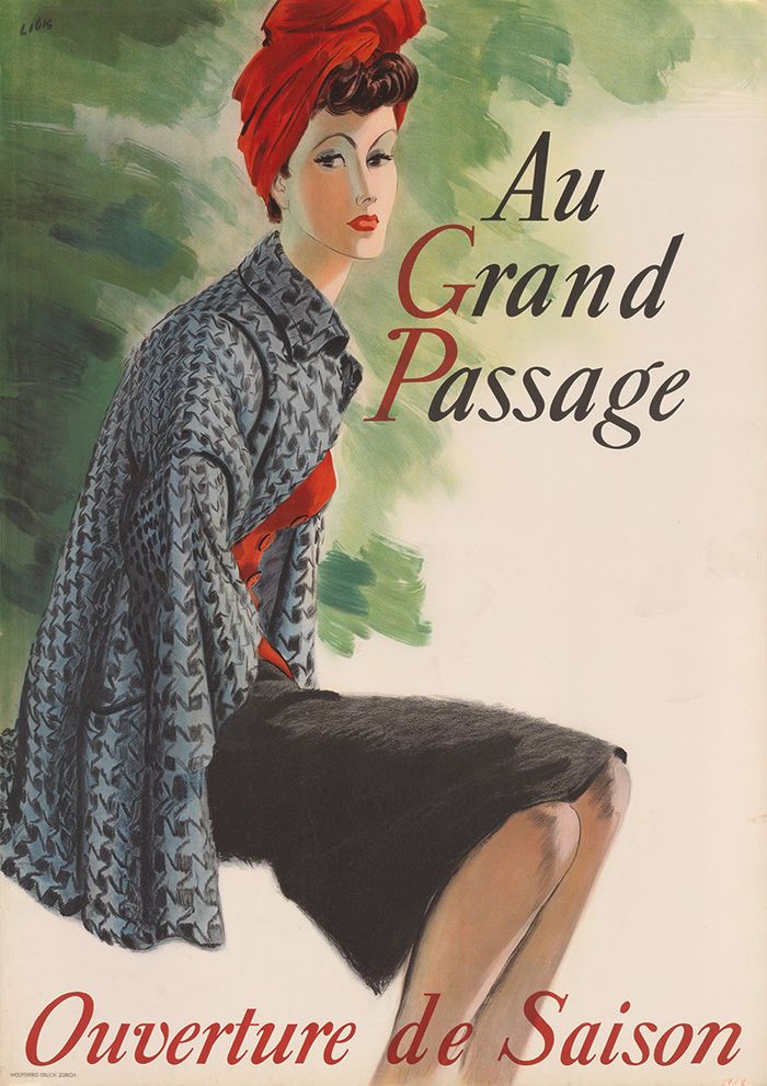 Affiche, Herbert B. Libiszewski (1897-1985), Au Grand Passage ouverture de saison, 1945