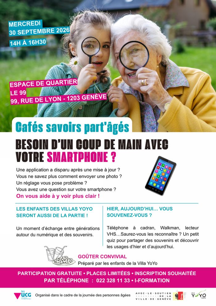 Une application a disparu après une mise à jour ?
Vous ne savez plus comment envoyer une photo ?
Un réglage vous pose problème ?
Vous avez une question sur votre smartphone ?
On vous aide à y voir plus clair !