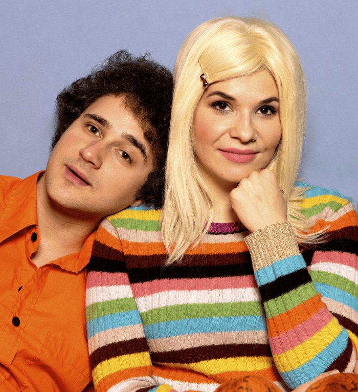 Daniel Calderon Portrait de Jenny Lorant et Antoine Courvoisier, en Michel Berger et France Gall