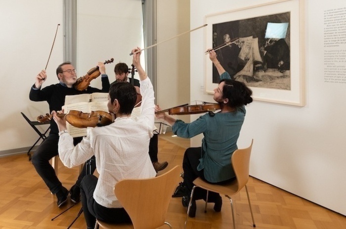 Photo du Quatuor Terpsycordes