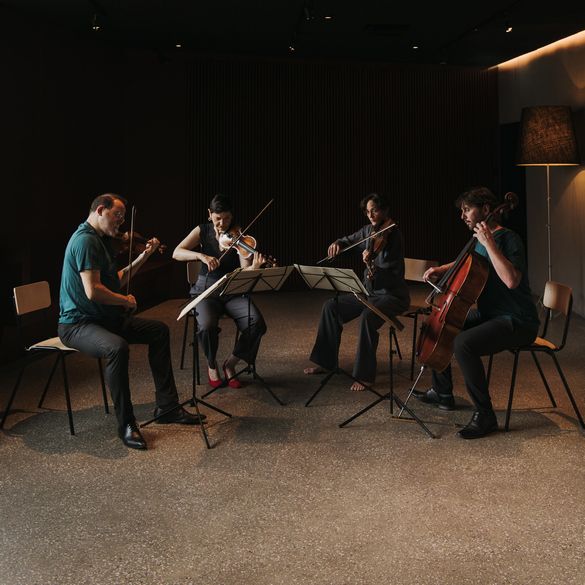 Photo du Quatuor Terpsycordes