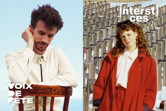 Un montage photo réunissant les deux artistes