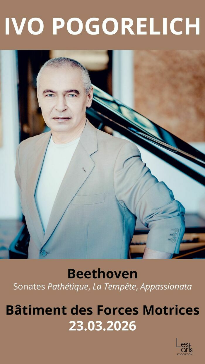Association Les Arts Affiche récital Ivo Pogorelich le 23 mars 2026 au BFM