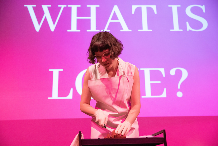 Jeanne Spaeter lors de son spectacle