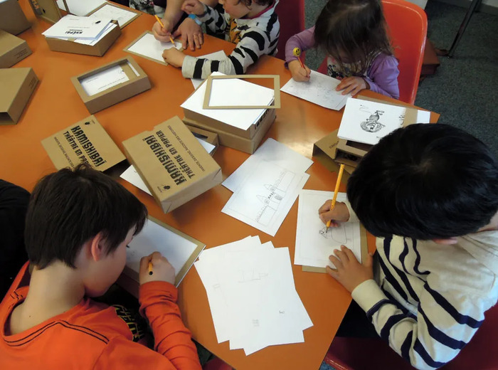 Atelier Kamishibaï avec enfants