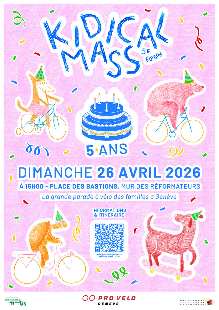 SAVE THE DATE KIDICAL MASS DIMANCHE 26 AVRIL 2026