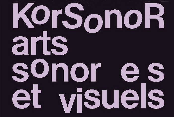 The image shows the logo of the biennial festival-exhibition in purple on a black background.