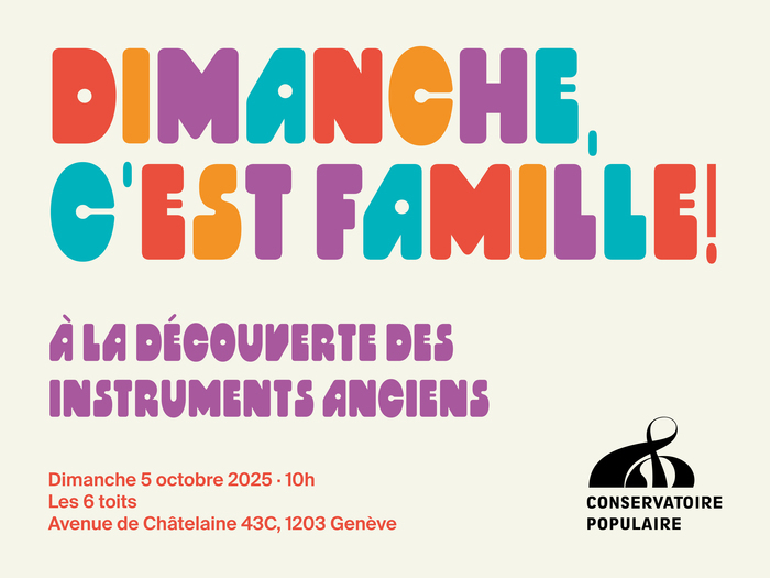 Dimanche c'est famille, à la découverte des instruments anciens