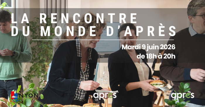 Apéro, rassemblement, transition Genève et Vaud