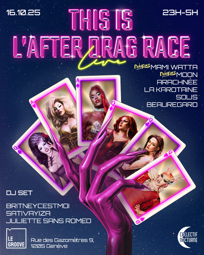 Visuel @artpikk This is L’After Drag Race LIVE