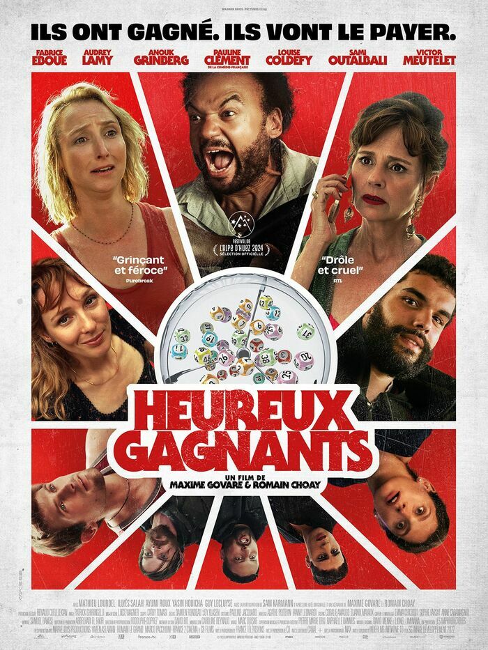 DR Plusieurs personnages autour de la roue du loto