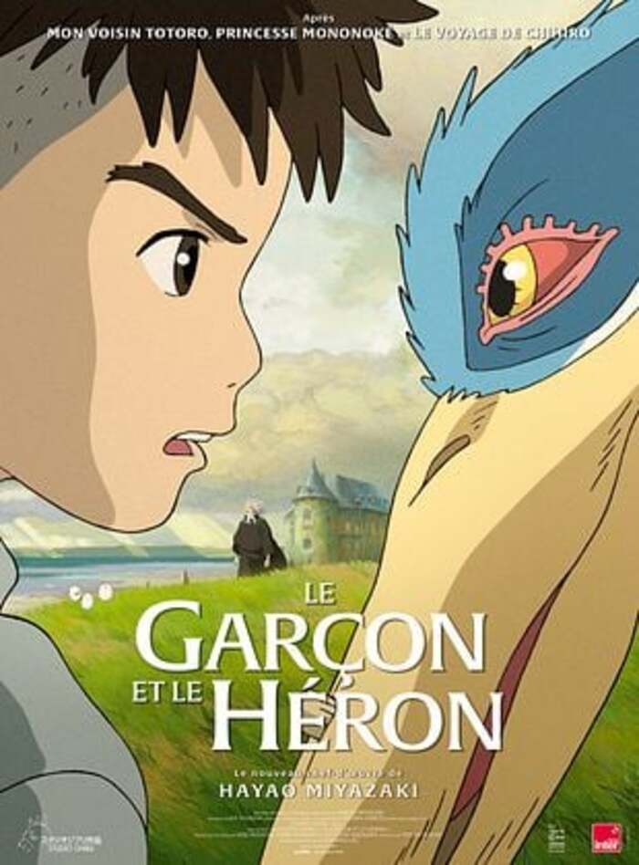 affiche le garçon et le héron