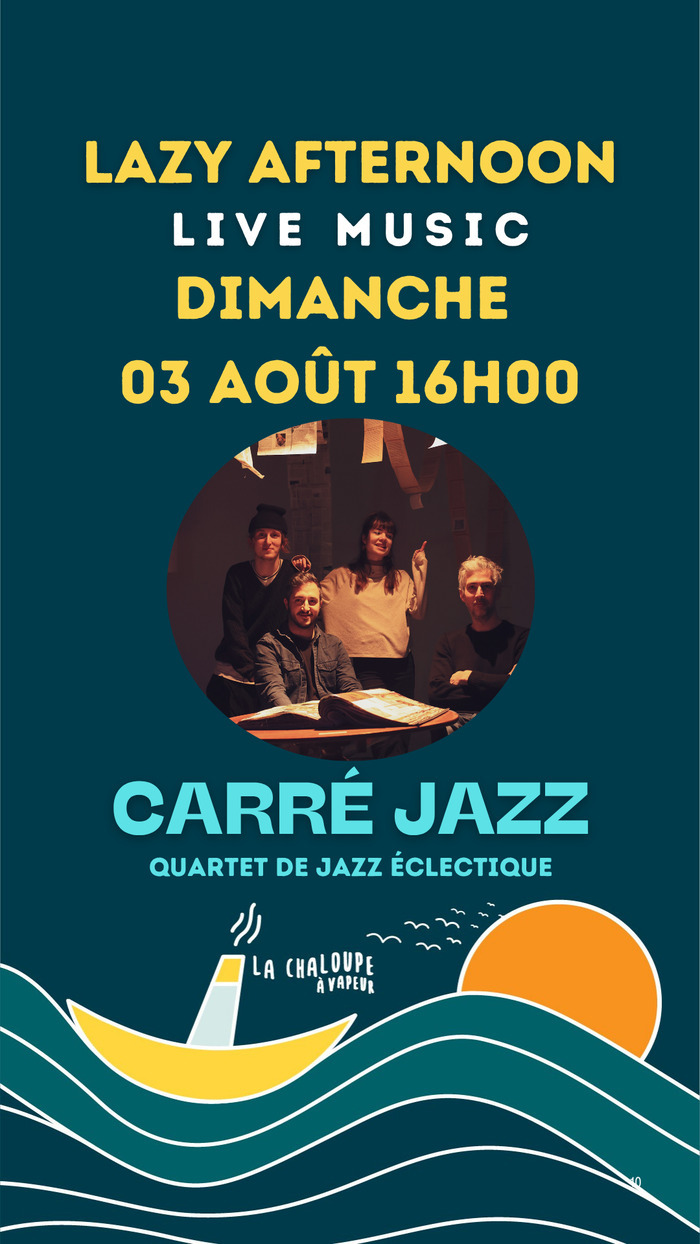 Association La Barje Affiche du lazy afternoon du dimanche 3 août 2025