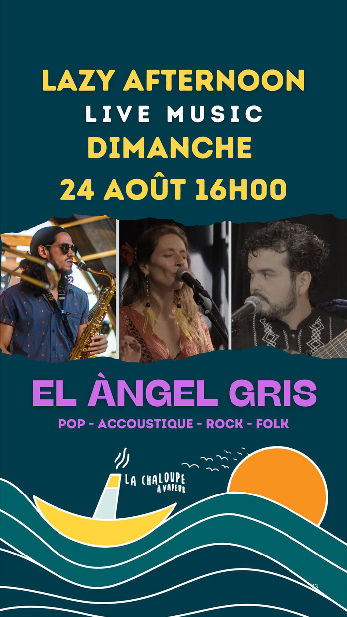 Affiche de la Lazy afternoon ce dimanche 24 août 2025