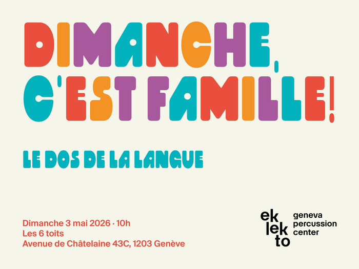 Dimanche c'est famille, le dos de la langue
