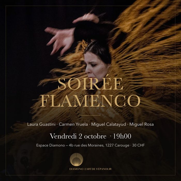 Concert et spectacle de flamenco à Diamono, Carouge, le 2 October 2026 à 19h