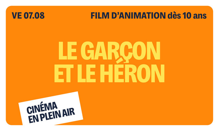 Sur fond orange se trouve le titre écrit en jaune