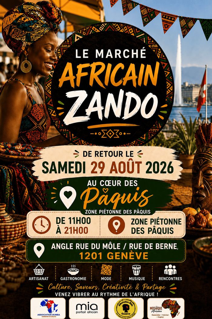 Un marché africain au cœur de Genève