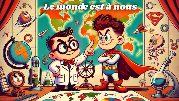 Deux super méchants prépare leur plan