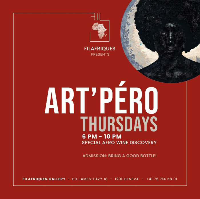 Portrait d'afro descendant sur planche de bois teintée de jaune transpercée de clous recouverts de feuilles d'or