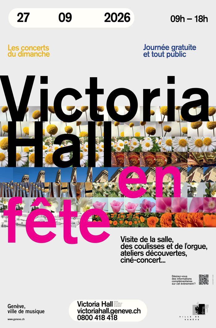 Affiche du Victoria Hall en fête