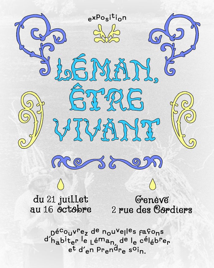 Affiche de l'exposition Léman être vivant