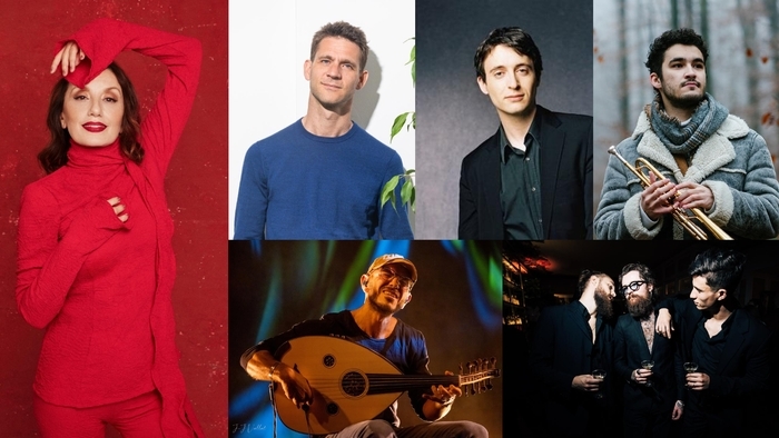 Montage photos des artistes se produisant ce jour-là