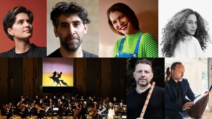 Montage photos des artistes du jour