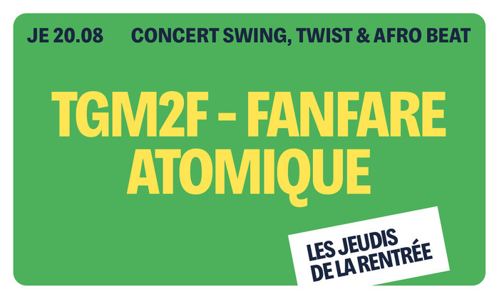 Sur fond vert on retrouve le titre écrit en jaune