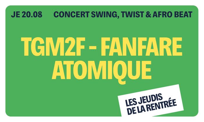 Sur fond vert on retrouve le titre écrit en jaune